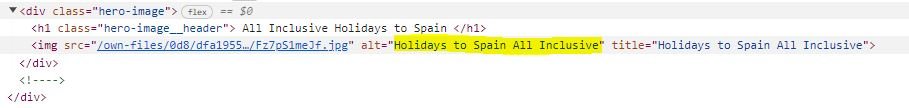 all inclusive holidays to spain